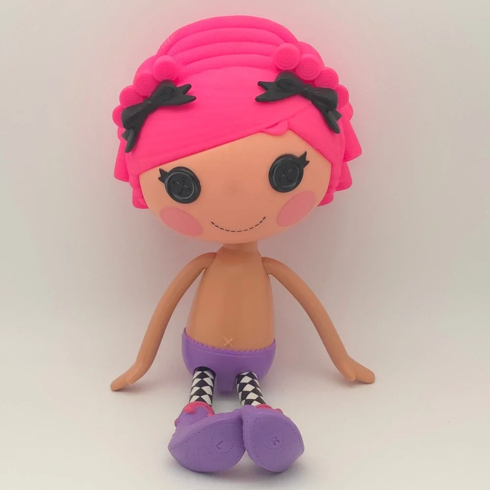 Lalaloopsy Confetti Carnivale Doll Pink Hair Button Eyes Whimsical 2021  Kidcore